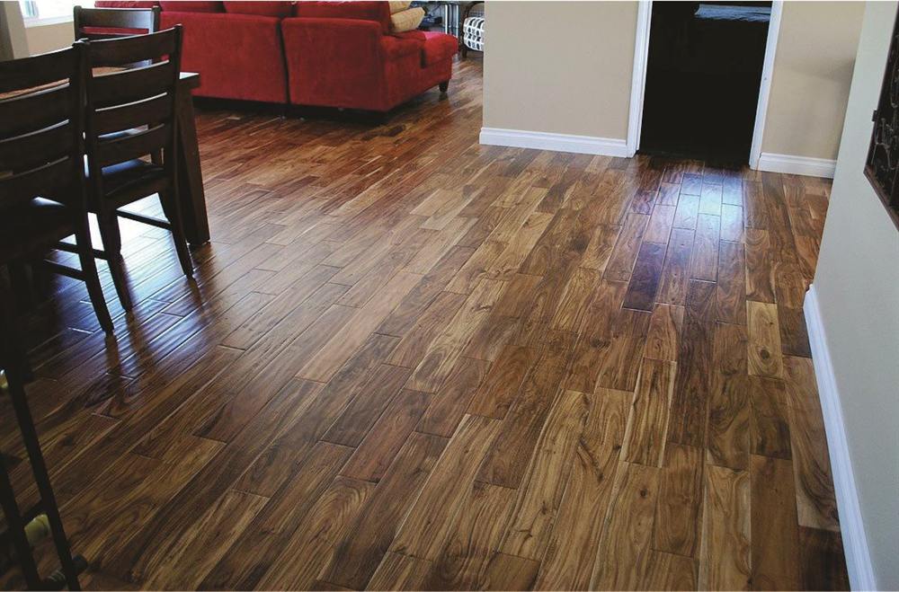 Hardwood Flooring cost example for a Lakewood Village, TX dining room