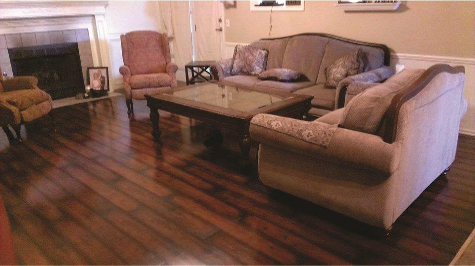 Laminate Flooring cost example for a Lakewood Village, TX home office